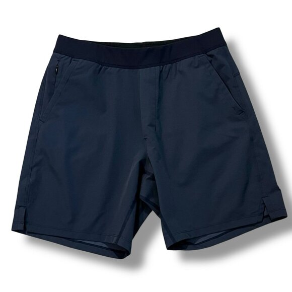 Public Rec Flex Short 7.5" Performance Stretch Pull On Pockets Navy Golf Mens 32 - Picture 1 of 11